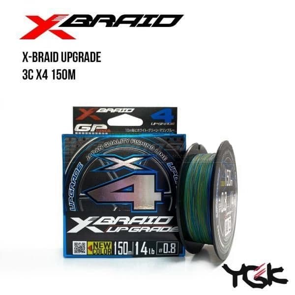 Шнур плетений YGK X-Braid X4 Upgrade 3C